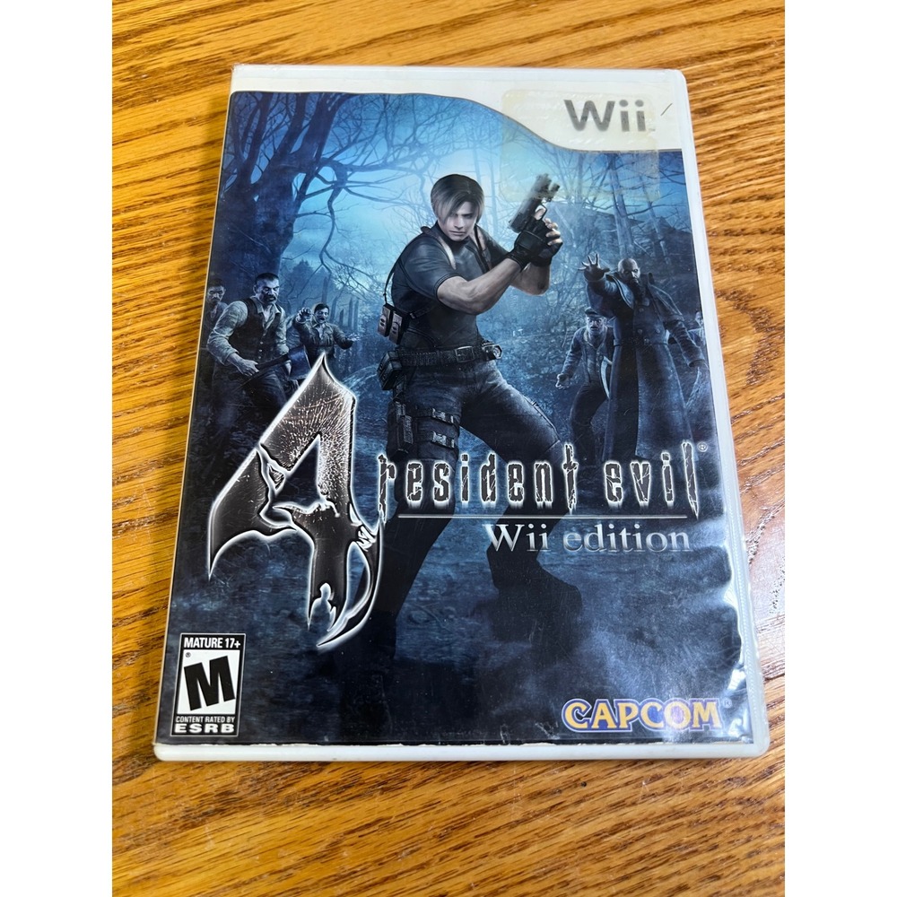 Resident Evil 4 Wii Edition Nintendo Wii Capcom 2007 Complete CIB RVL P RB4E